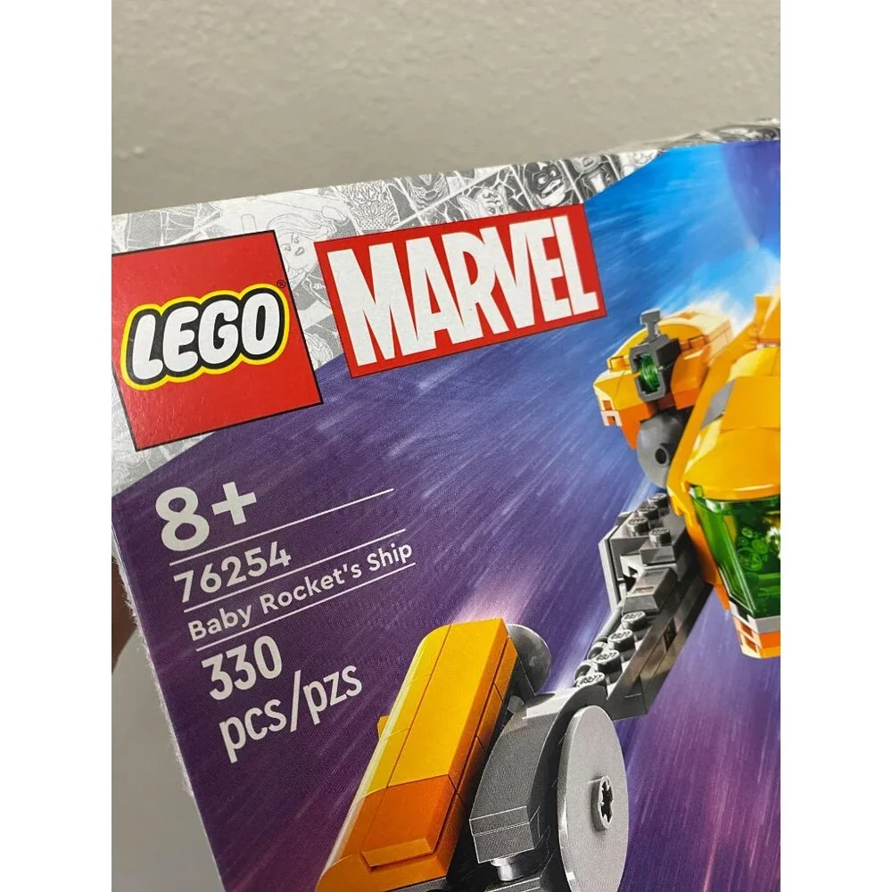 NEW Lego 76254 Marvel  Baby Rocket's Ship 330 pcs